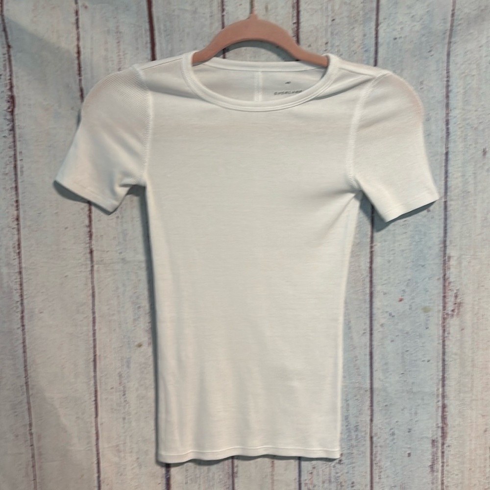 NWOT Everlane The Supima® Micro-Rib Crew - Picture 5 of 8